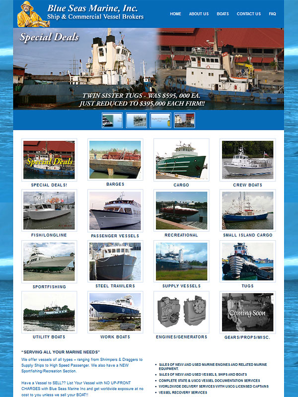 Blue Seas Marine, Inc. Ship Brokers