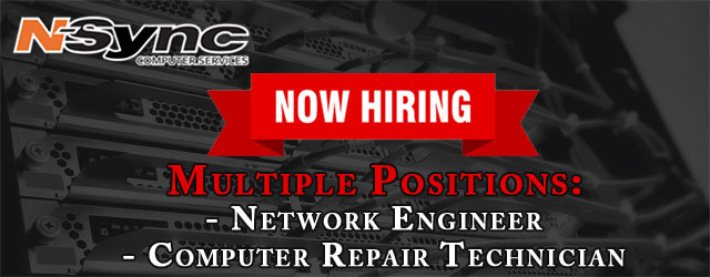 N-Sync Now Hiring for Multiple Positions