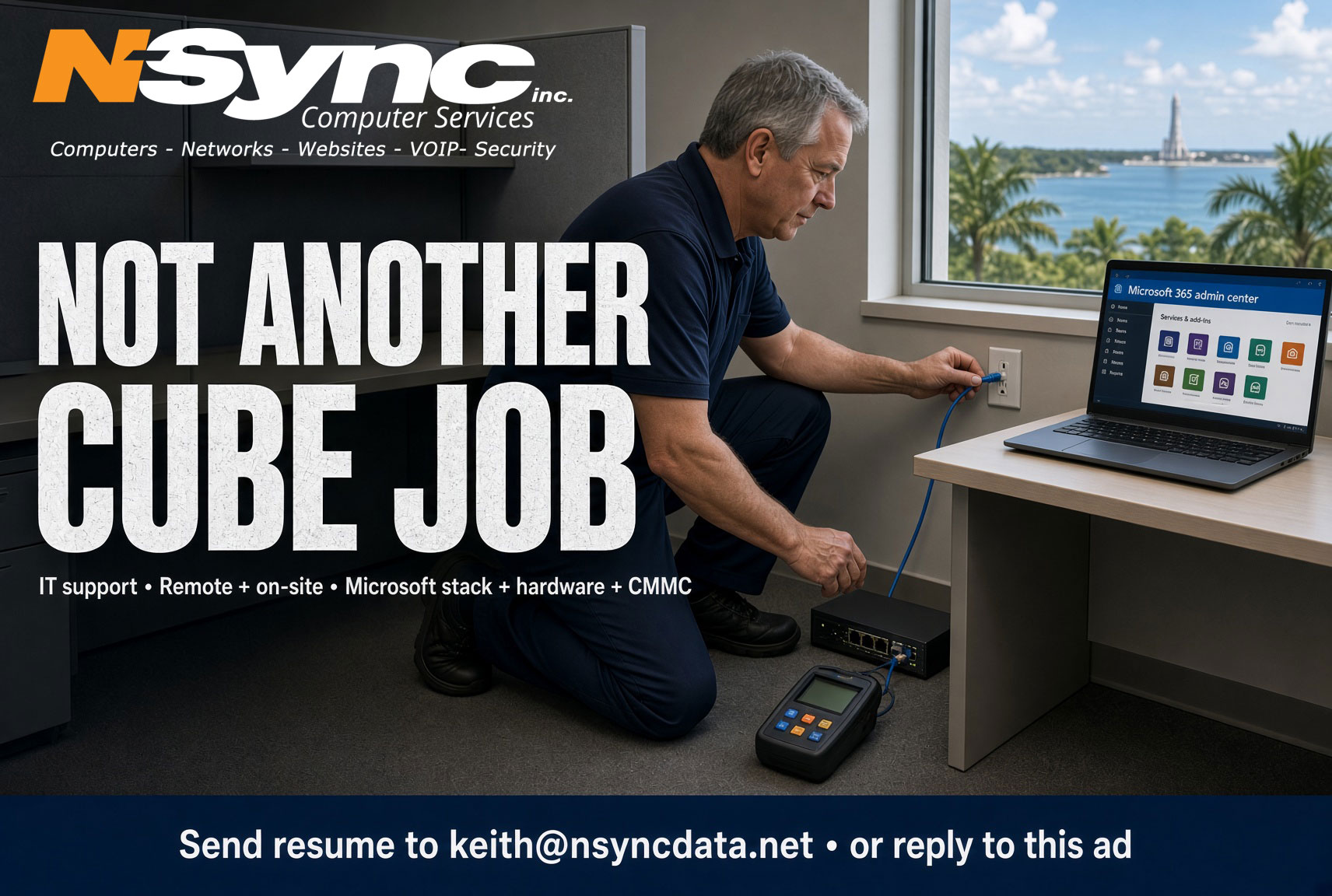 Not Another Cube Job- N-Sync Data Now Hiring